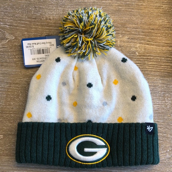 ‘47 Brand Kids Green Bay Packers Winter Hat - Picture 1 of 5
